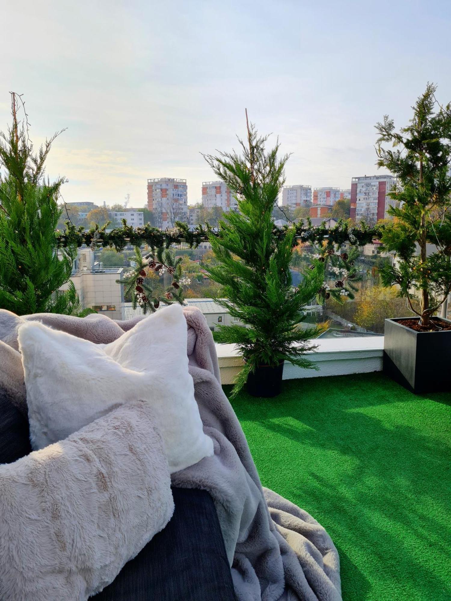 Penthouse Aeroport Iasi 아파트 외부 사진